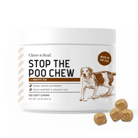 CHEW + HEAL Stop the Poo Chew - 120 Chews CH-38961